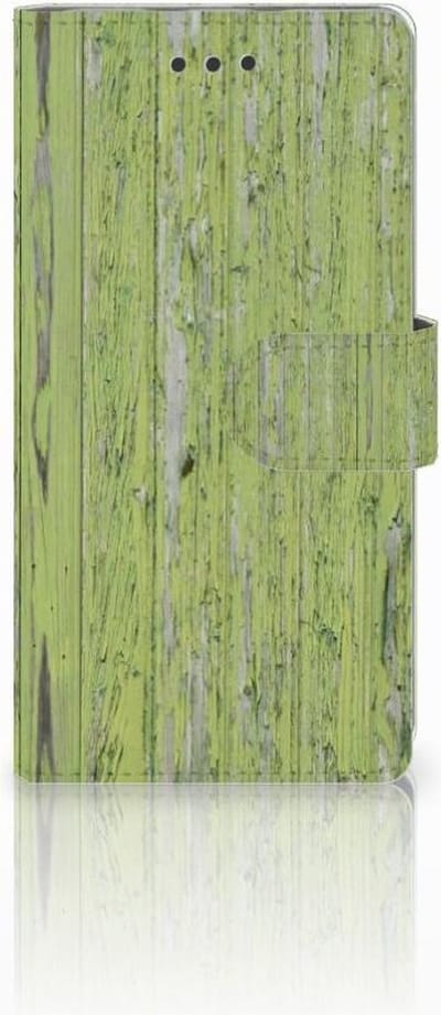 Huawei Ascend P8 Lite Book Style Case Green Wood