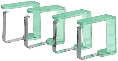 Unyqoos® Set van 4 stevige tafelkleedhouders voor binnen- en buitengebruik