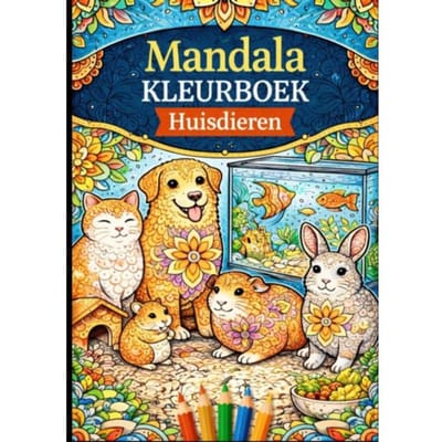 Mandala Kleuboek, Huisdieren. - H. Mourits