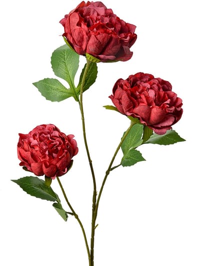 Clayre & Eef Kunstbloem 80 cm Rood Kunststof