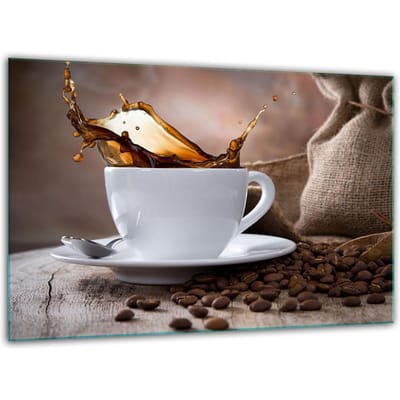 TMK ArtDeko - Snijplank - Gehard Glas - 30x22 cm - Koffie