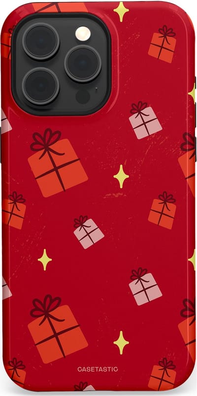 Casetastic hoesje geschikt voor Apple iPhone 15 Pro Max - MagSafe - Dubbellaagse bescherming - Rode Sinterkerst Cadeaus - Fashion Case - Rood
