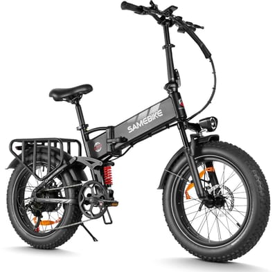 SAMEBIKE RS-A02 Pro Elektrische Fatbike – 48V 15Ah – 20*4 Inch Banden – 110KM Bereik – Opvouwbaar – Mechanische Schijfremmen –Zwart