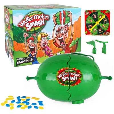 Water Blasten Watermeloen Feestspel Speelgoed Voor Kinderen Puzzel Speelgoed Spellen Ouder-Kind Grappig Tafelspel Trick Speelgoed Verjaardagscadeaus orange