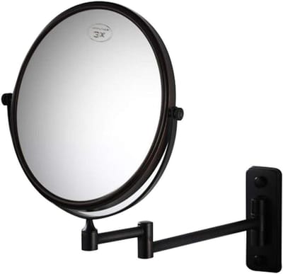 Make-up spiegel - Cosmetische spiegel - Precisie aanbrengen - 3x vergroting - 6 inch - Antiek koper