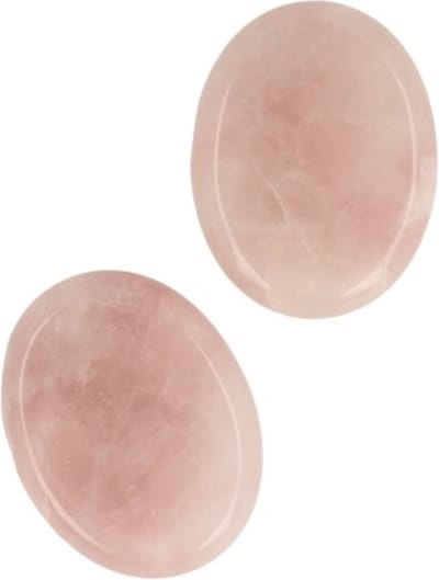 Roze kwarts zaksteen