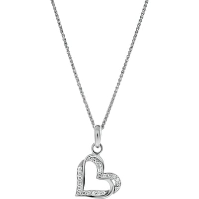 Orphelia 'Cecilia' Dames 925 Sterling Zilveren Hanger met Ketting - Zilver ZH-7584