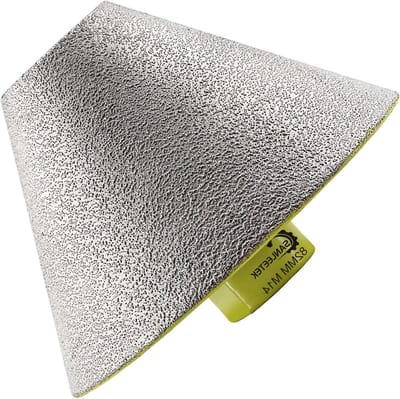 Diamant afschuinboor - Tegelfrees - Gaten bewerken - Vacuüm gesoldeerd - 82 mm - Zilver