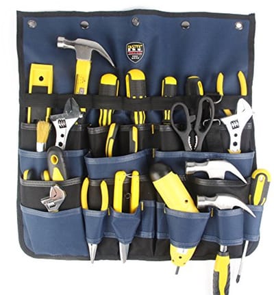 Verstelbare MultiPatternal Hangende Tas Gereedschap Organizer - Blauw