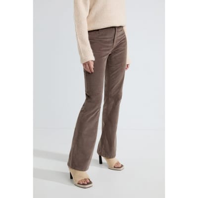Josephine & Co Alessandro Flare Mocca Maat: 36 | Wijde Broeken Outlet | Dames | Bruin