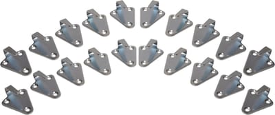 Haak voor elastiek of touw 39x53 mm - 20 stuks