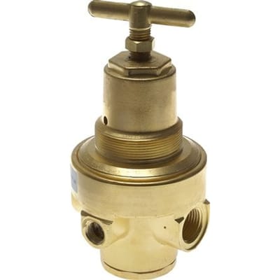 Drukregelaar G1/2'' 1500l/min 3.0-50.0bar/44-725psi Messing Gassen Vloeistoffen
