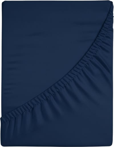Dreamers Den - Premium Jersey Elestaan - Biologisch Katoen - Hoeslaken - Koningsblauw - 80x200 cm - 35 cm hoekhoogte