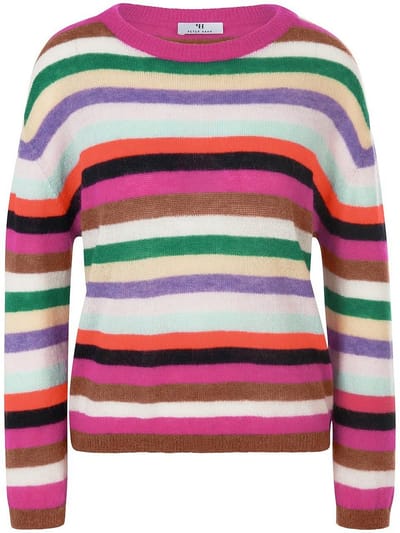 Trui ronde hals Van Peter Hahn multicolour