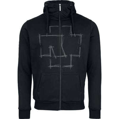 Rammstein Vest met capuchon - Im Namen des Herren - S tot 3XL - voor Mannen - zwart