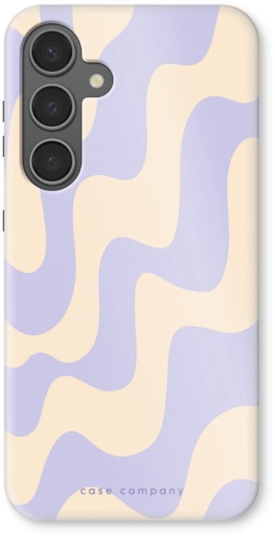 Case Company® - Hoesje geschikt voor Samsung Galaxy S24 Plus hoesje - Flow - Tough Case - Maximale Bescherming alle Kanten en Schermrand