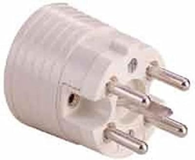 Gegronde Stekker - Perilex Stekker - Elektrische Aansluiting - Hitte Kou UV Bestendig - 400 V - Wit
