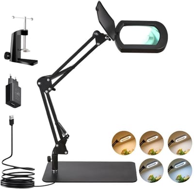 Loeplamp met Standaard - Lamp met Led Verlichting