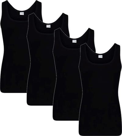 Beeren heren hemd - 4-pack - maat XXL - zwart
