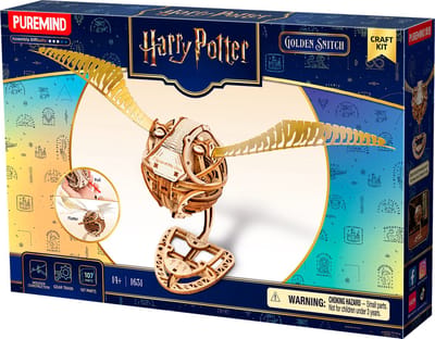 Harry Potter Gouden Snaai - Modelbouwpakket - Houten 3D Puzzel - Bouwpakket - Constructiespeelgoed - DIY Pakket Hout - Bouwset - Modelbouw voor Volwassenen en Kinderen - Miniatuur