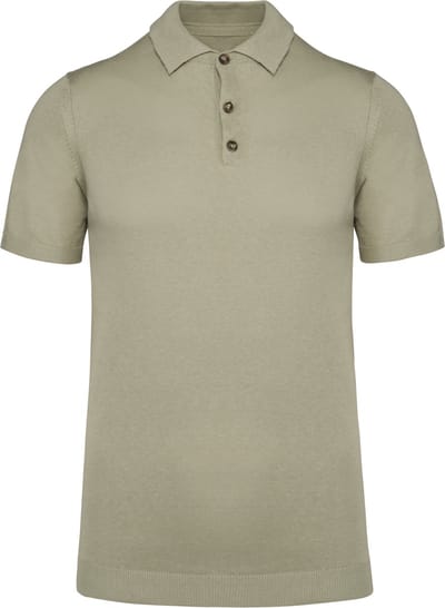Spasso Ecologische tricot herenpolo SP203 - Almond Green - M