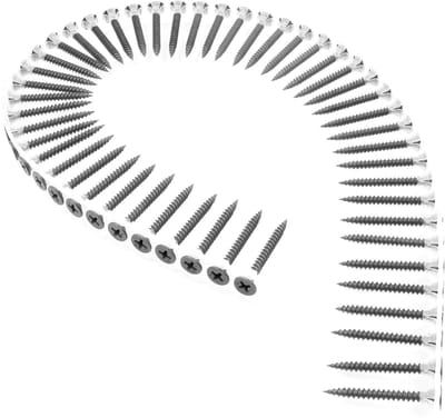 Snelbouwschroeven - Gipsplaatschroeven - Gipsplaat Bevestigen - Gehard Staal Fosfatatie - 35 x 35 mm - Zwart
