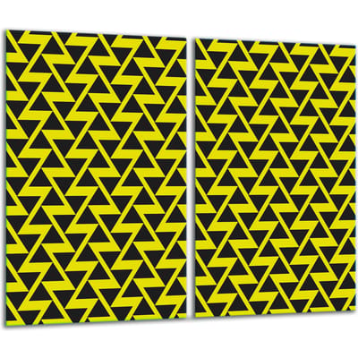 TMK ArtDeko Serie - Glazen Snijplank - 30x52cm - Inductie - Antislip