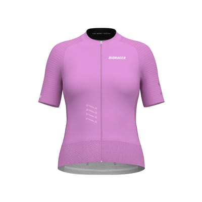 BIORACER Epic - Fietsshirt Zomer - Dames - Lichtroze - Korte Mouw - Ademend & Aerodynamisch - Maat L