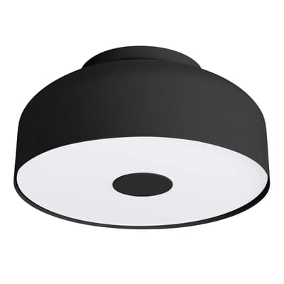 Sollux Lighting Wandlamp Omiq - E27 - zwart - staal/PVC - 30x30x15cm