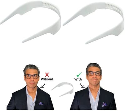 Verstelbare Overhemdkraag Steun & Kraag Shaper – Kraag Blijft Stijf en Mooi - Overhemd Kraag Hulpmiddel, Kledingaccessoire voor Heren & Dames, Kraag Recht Houden, Shirt Stand Tool