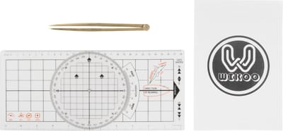 Wikoo® Koersplotter - Geschikt voor Vaarbewijs Cursussen - Inclusief Kaartpasser en Handleiding