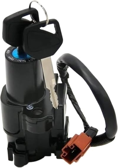 Contactslot Motor - Ontstekingsslot Kit - Motoronderhoud - Inclusief 2 Sleutels - Zwart