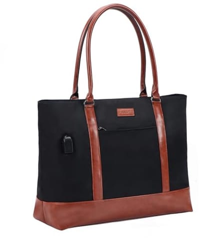 Laptop Bag voor Dames met USB-poort - 15,6 Inch Schoudertas voor Werk en Zaken