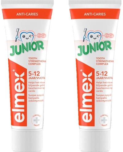 Elmex Junior (5-12jr) Kindertandpasta gel tandverzorging met Aminfluoride