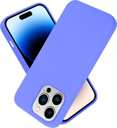 Cadorabo Hoesje geschikt voor Apple iPhone 14 PRO in LIQUID LICHT PAARS - Beschermhoes gemaakt van flexibel TPU silicone Case Cover