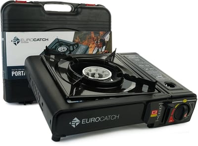 Noodpakket Gastoestel + Opbergkoffer Gasstel Gasbrander Gas Koken Camping Kooktoestel Portable Stove