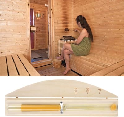 Luxe 15 Minuten Zandloper voor Saunaruimte en Home Decor