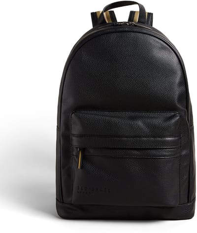Ted Baker laptop rugzak rugzak met laptopvak Kaileb Webbing Backpack Black zwart