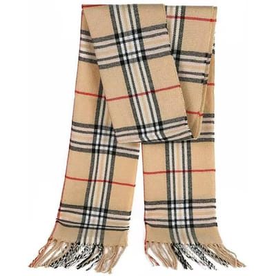 Klassieke Rood Geruite Kinder Sjaal Warme Winter Kleine Smalle Sjaal Dames Mooie Mode Casual Sjaals Voor Kind Jongen Meisje 30x190cm gray