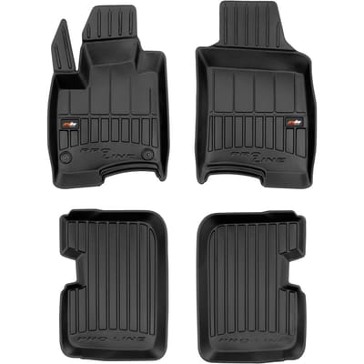 Frogum Fiat Panda III 2011-2021 - Automatten Set (4-delig) - TPE Rubber - 6 cm Hoge Rand - Niet voor Hybrid
