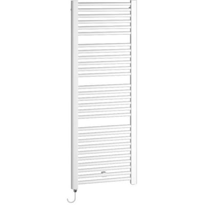Kermi Basic-E straight bathroom radiator 74,9 x 3,5 x 80,4 cm incl. electric set WKS left E0E100800752CXK