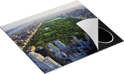 Chefcare Inductie Beschermer Central Park in New York met Wolkenkrabbers - 60x50 cm - Afdekplaat Inductie - Kookplaat Beschermer - Inductie Mat
