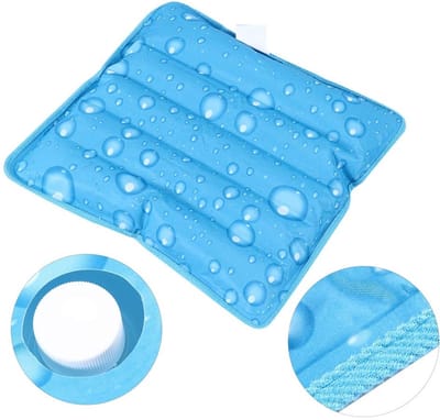 Watergevuld Koelkussen 36 x 36 cm - Verkoelend Zitkussen en Hoofdkussen - Herbruikbaar Cooling Cushion voor Stoel, Auto, Kantoor, Studenten, Kinderen en Volwassenen