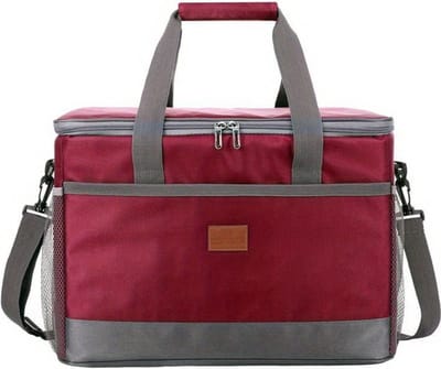 Nivard Koelbox - Koeltas - Frigobox - Autokoelbox - Lichtgewicht - Coolbox - Wielen - Draagbaar - Rood