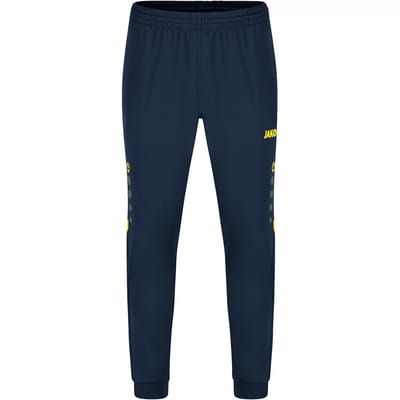 Jako Challenge Polyesterbroek Dames - Marine / Fluogeel | Maat: 40