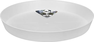 Elho Loft Urban Schotel Rond 24 - Schotel voor Buiten - Ø 24.4 x H 3.4 cm - Zijdewit
