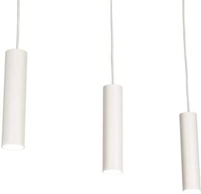 Lumidora Hanglamp 75289 - AREZZA - 3 Lichts - GU10 - Wit - Metaal