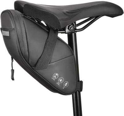 Waterdichte Fietszadel Tas met Reflecterend Materiaal, Multifunctionele en Scheurvaste Top Tube Tas voor MTB en Racefietsen