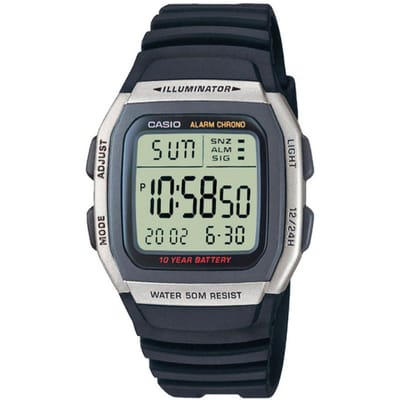 Casio W-96H-1AV Unisex Horloge 44mm 5ATM