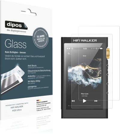 dipos – 2x Matte Pantserfolie geschikt voor HIFI WALKER H20 Ultra | 9H Screenprotector